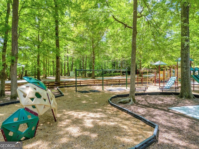 surrounding community with a playground