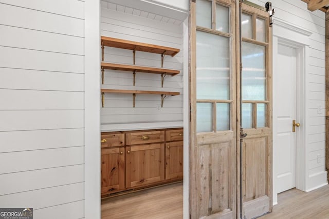 4226 Quail Creek Dr, Flowery Branch, GA 30542 - detailed view of wood finished floors and wooden walls