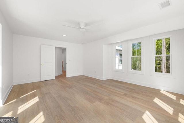 4226 Quail Creek Dr, Flowery Branch, GA 30542 - empty room featuring light wood-type flooring and ceiling fan