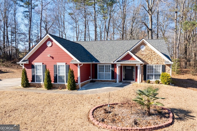 view of front of home