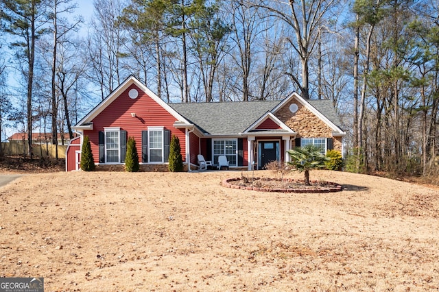 view of front of home