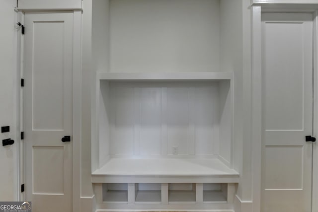 view of mudroom