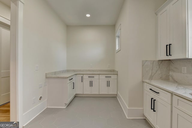 view of laundry area