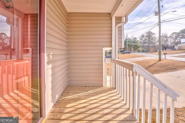 exterior space featuring a porch