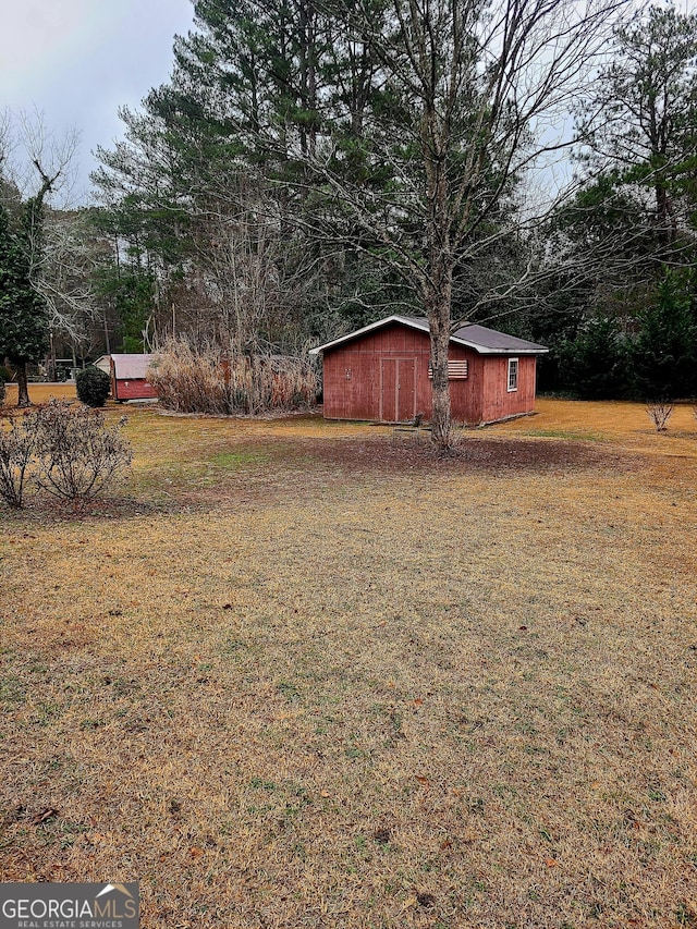 view of yard