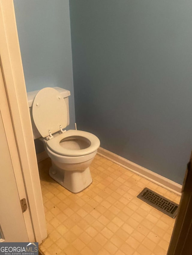 bathroom with toilet