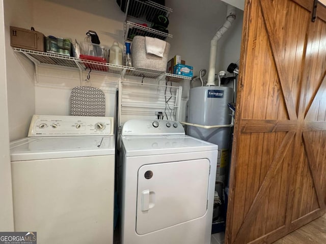 washroom featuring separate washer and dryer