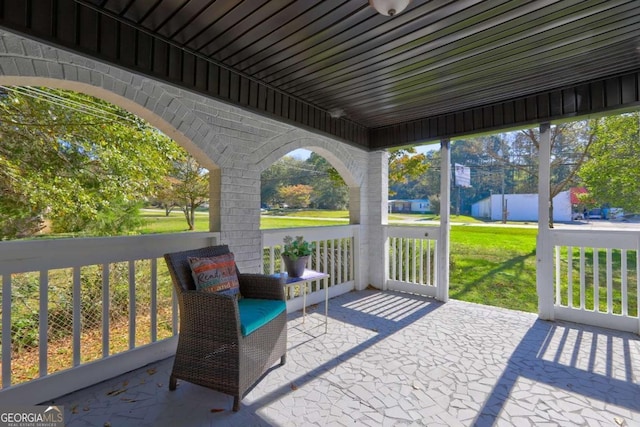 view of patio