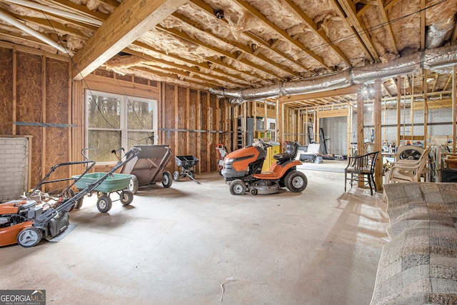 misc room featuring concrete flooring