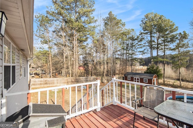 118 Gilberts Way, Temple, GA 30179 - wooden deck featuring a fenced backyard