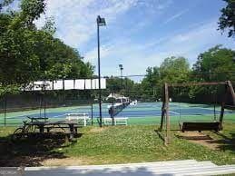 view of tennis court