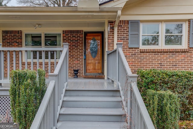 view of entrance to property