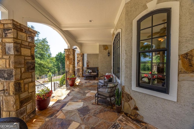 view of patio