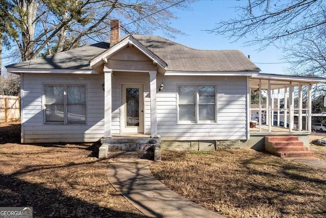 view of front of house