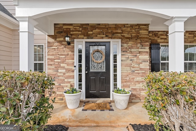 view of entrance to property