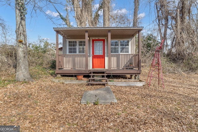 view of front of property