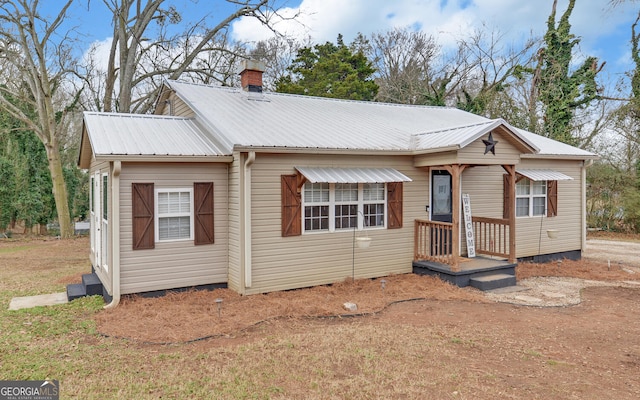 view of front of home