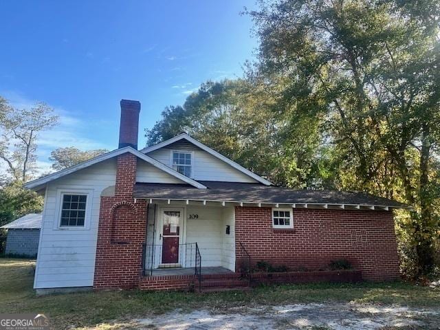 view of rear view of house