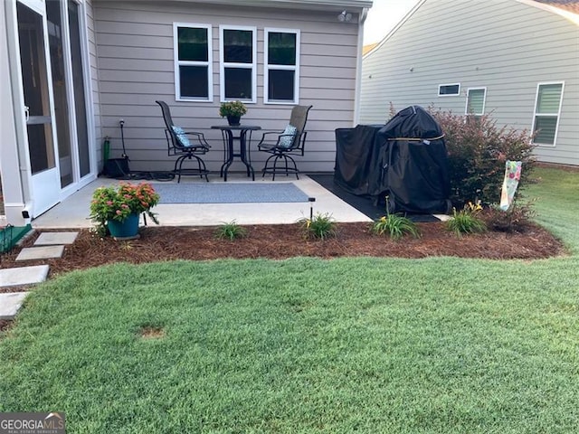 exterior space featuring a patio area