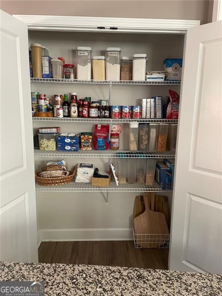 view of pantry