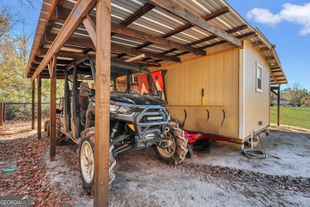 view of outbuilding