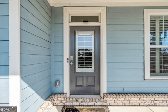 view of entrance to property