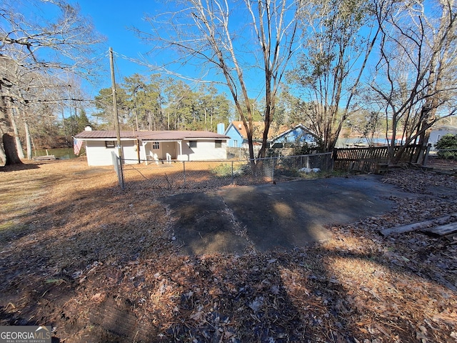 view of front of home