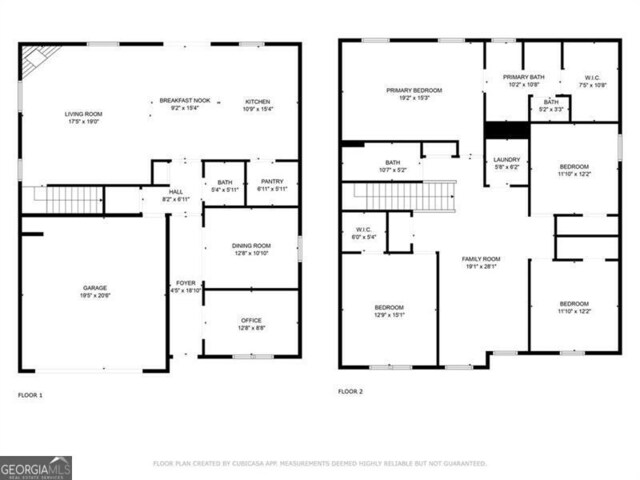 8819 Sibella Ct, Lithia Springs, GA 30122 - view of property floor plan