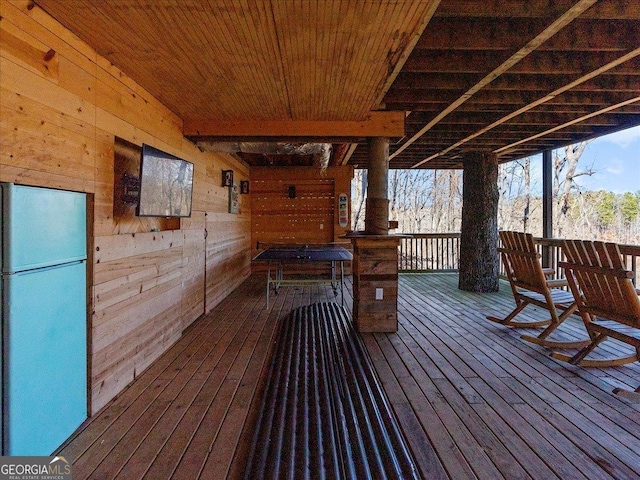 view of deck