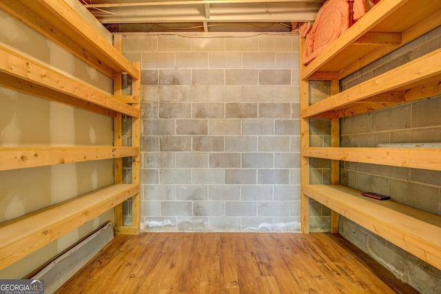 view of storage room