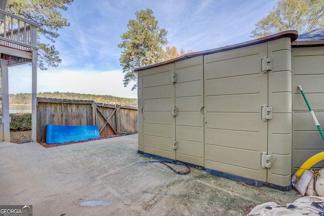 view of outbuilding