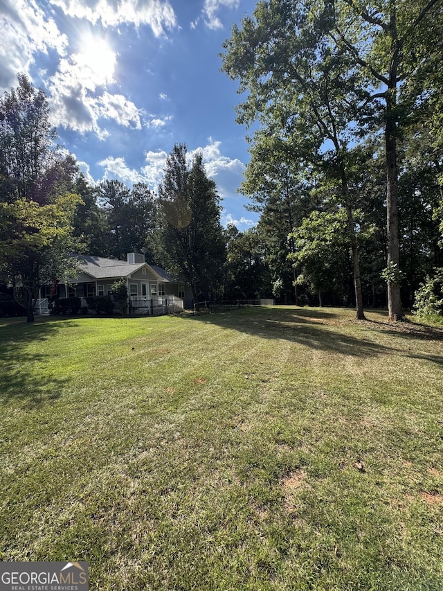 view of yard