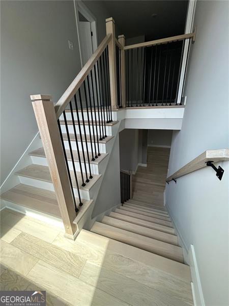 view of stairway
