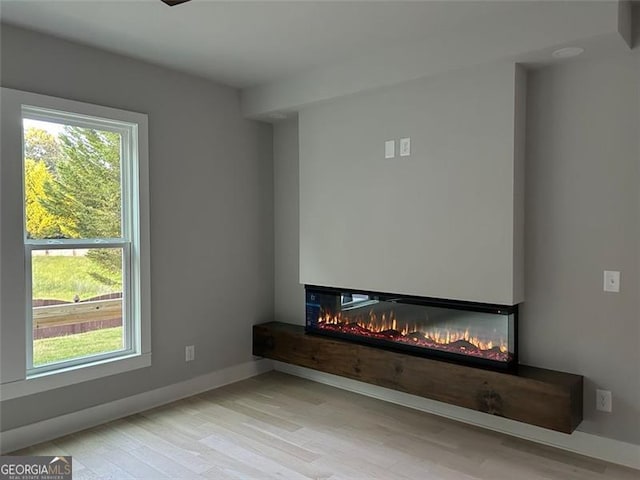 interior space featuring hardwood / wood-style floors