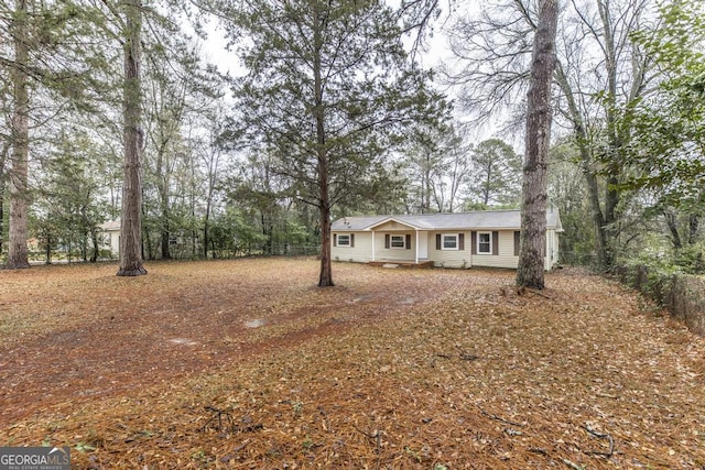 view of ranch-style house