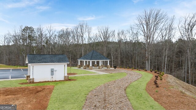 321 Sound Cir, Stockbridge, GA 30281 - view of yard with a gazebo