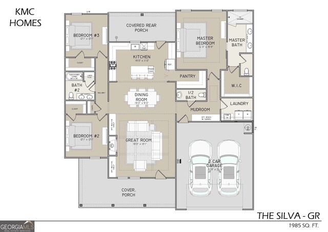 8981 Callaway Lot 87Silva, Winston, GA 30187 - floor plan