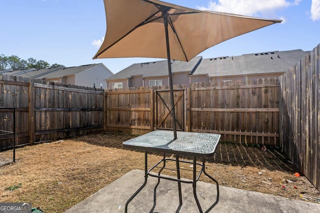 view of patio