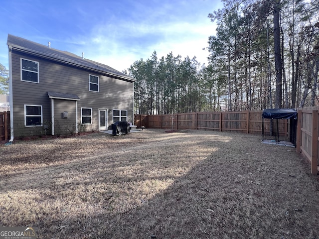 view of back of property