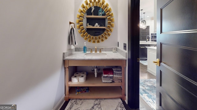 bathroom featuring sink