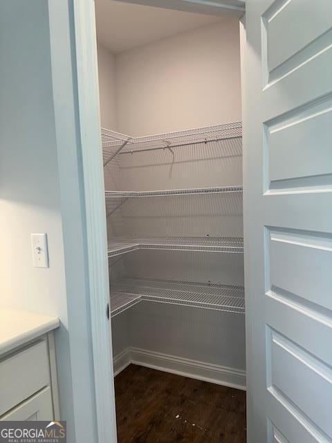 view of pantry