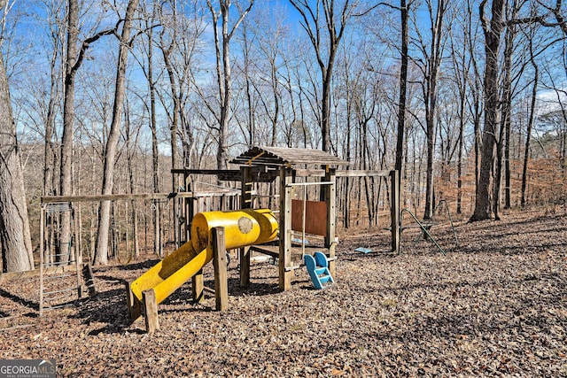 view of play area