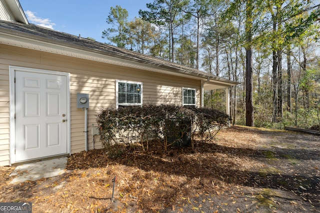 view of entrance to property