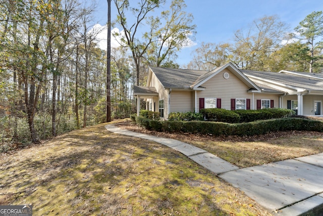 view of side of property