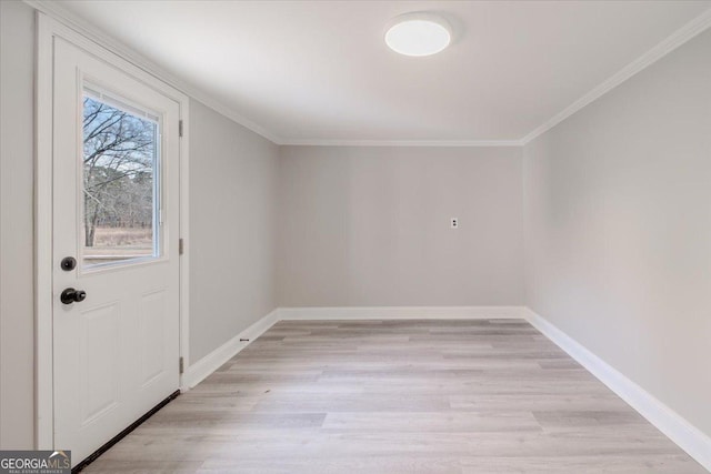 additional living space featuring light hardwood / wood-style floors