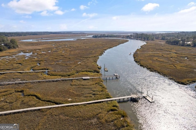 1471 River Rd, Townsend, GA 31331 - aerial view featuring a water view