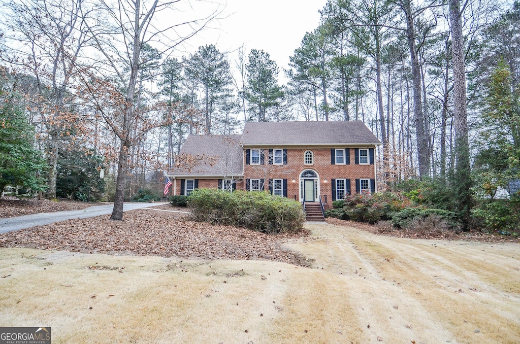 view of colonial home