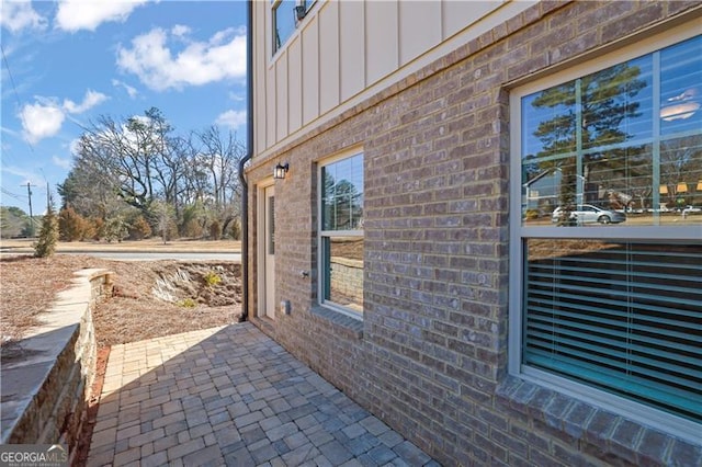 view of home's exterior featuring a patio