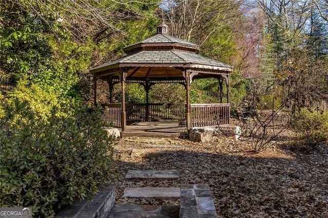 surrounding community featuring a gazebo