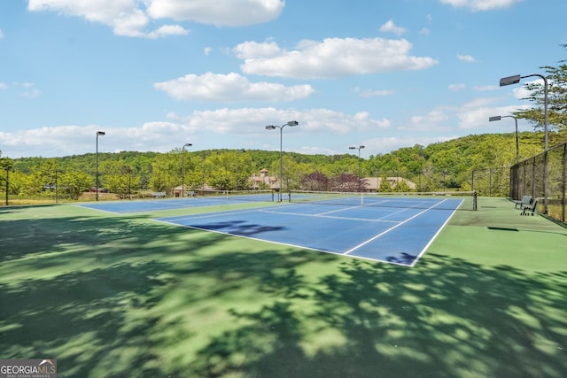 view of sport court